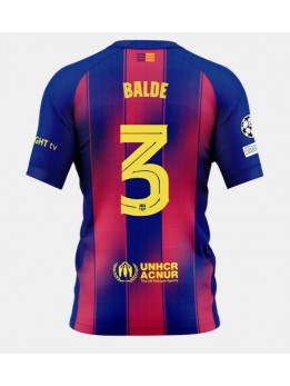 Billige Barcelona Alejandro Balde #3 Hjemmedrakt 2025-26 Kortermet